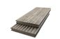 Plancher extérieur de planche de Wpc de glissement de plate-forme de plancher d'Olive Green Cracking Prevention Solid anti