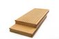 Plancher extérieur de planche de Wpc de glissement de plate-forme de plancher d'Olive Green Cracking Prevention Solid anti