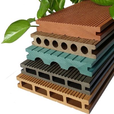 3D Decking composé en bois d'Eco d'adaptabilité forte de la température de Decking de cavité du modèle WPC