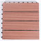 Decking composé en plastique en bois de Wpc d'anti WPC DIY de 120 X de 120MM moka UV de Decking de la terrasse
