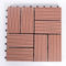 panneaux de plate-forme de verrouillage imperméables de plancher de 50mm de Decking composé en plastique en bois de Wpc Diy