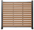 1.5M 1 barrière décorative composée écologique Panels de Panels Dampproof de barrière de WPC