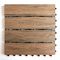 La plate-forme de verrouillage de Diy de HDPE de WPC couvre de tuiles parqueter le Decking composé en plastique en bois de Wpc