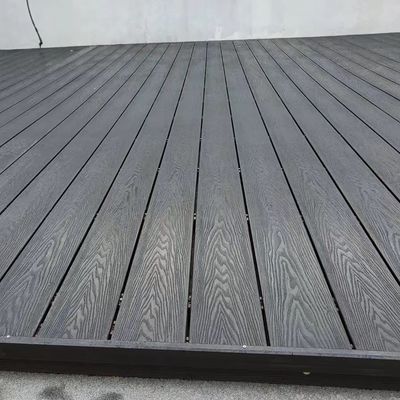 La Chambre extérieure décorent le plancher composé en plastique en bois Co a expulsé le Decking 50mm
